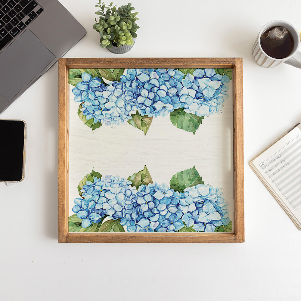 Hydrangea Bloom Tray Serving Tray