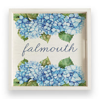 Hydrangea Bloom Personalized Serving Tray