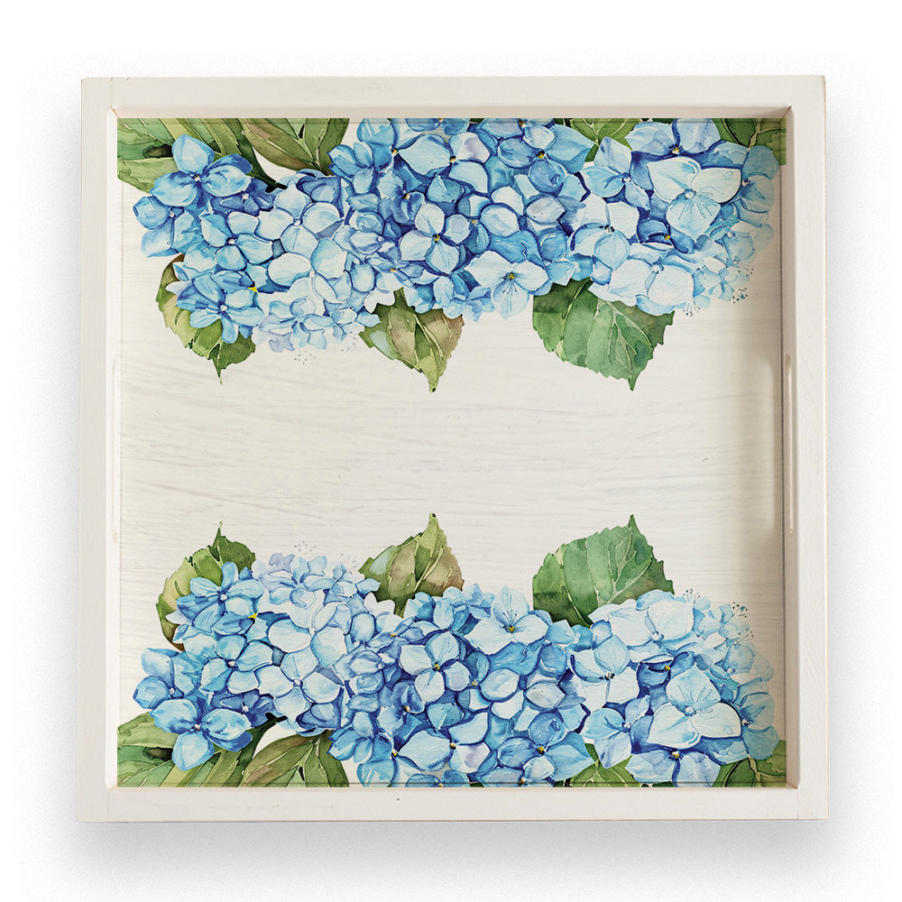 Hydrangea Bloom Tray Serving Tray