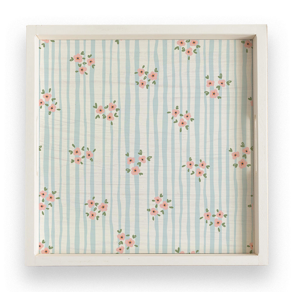 Blush Bloom Serving Tray