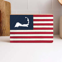 Cape Cod Flag Decorative Wooden Block