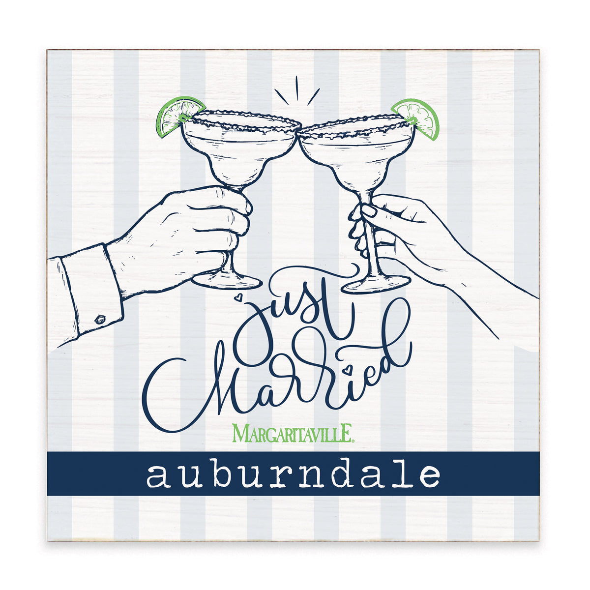 *Just Married Personalized Block Sign