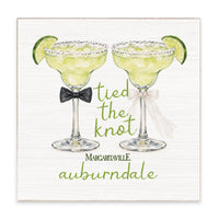 *Tied The Knot Personalized Block Sign