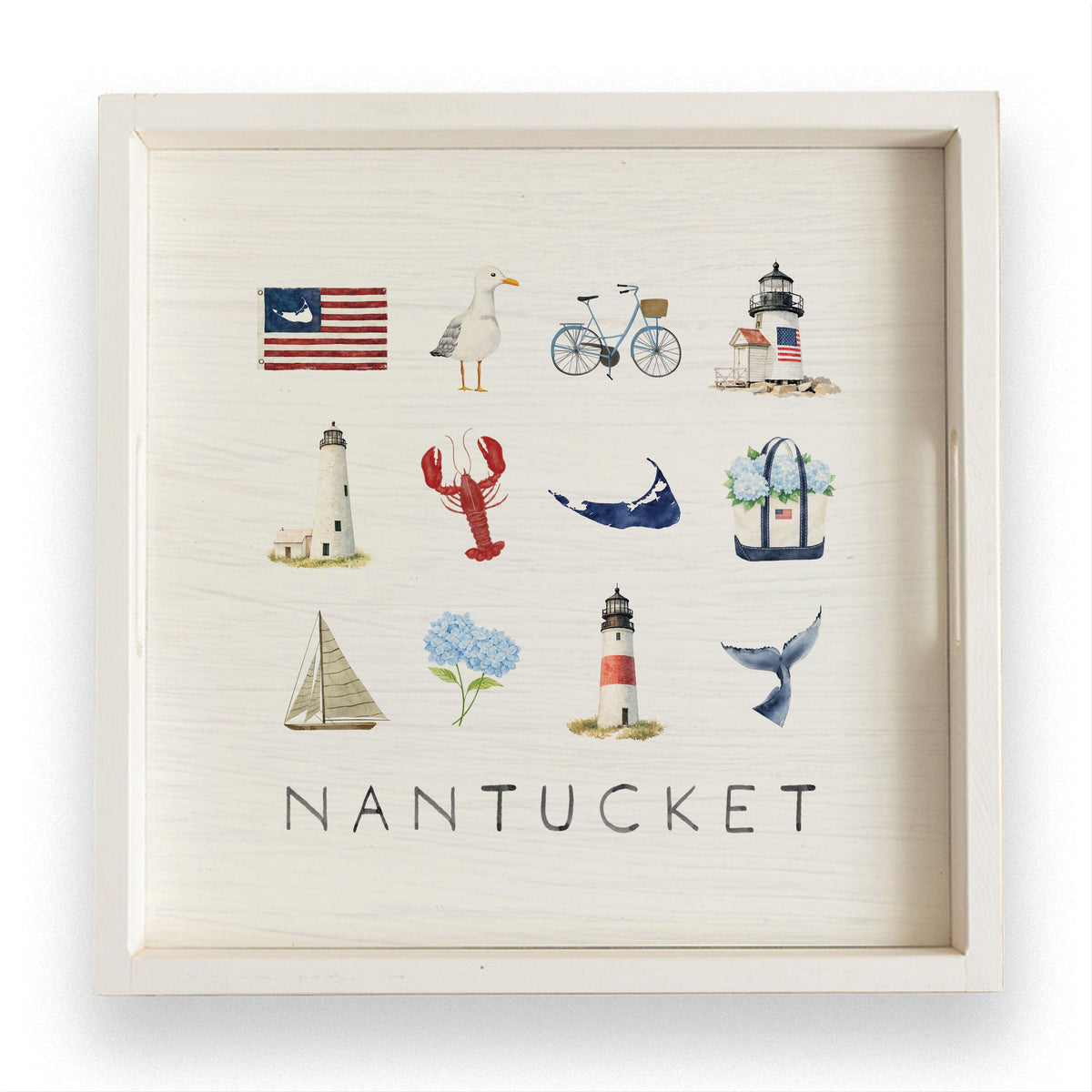 Nantucket Icons Serving Tray