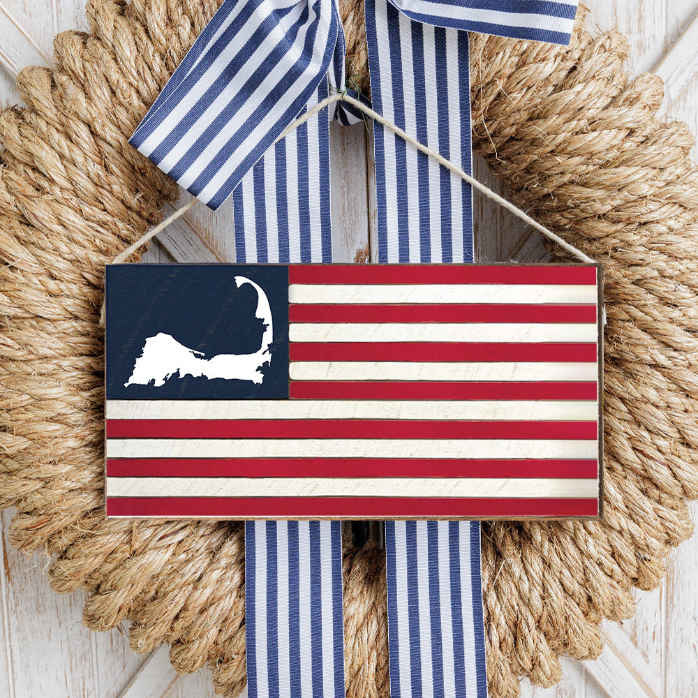 Cape Cod Flag Twine Sign