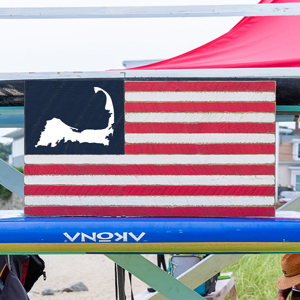 Cape Cod Wooden American Flag