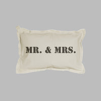 Mr. & Mrs. Lumbar Pillow