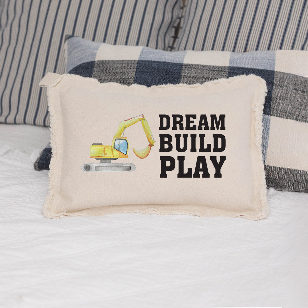 Dream Build Play Lumbar Pillow