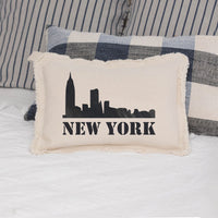 Your City Skyline Lumbar Pillow