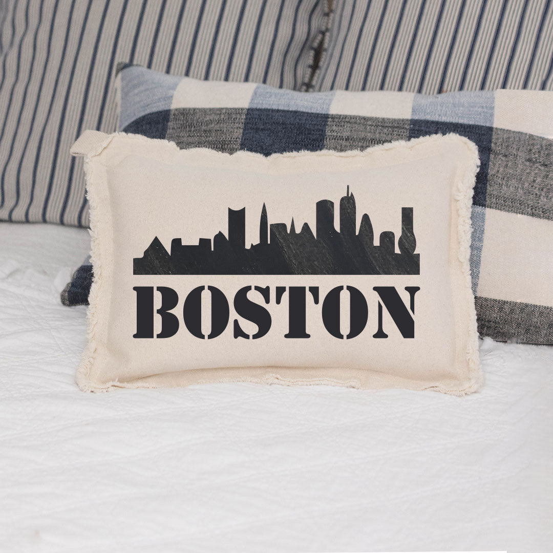 Your City Skyline Lumbar Pillow