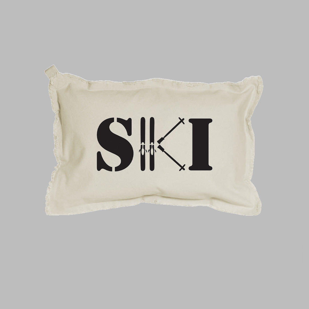 Ski  Lumbar Pillow