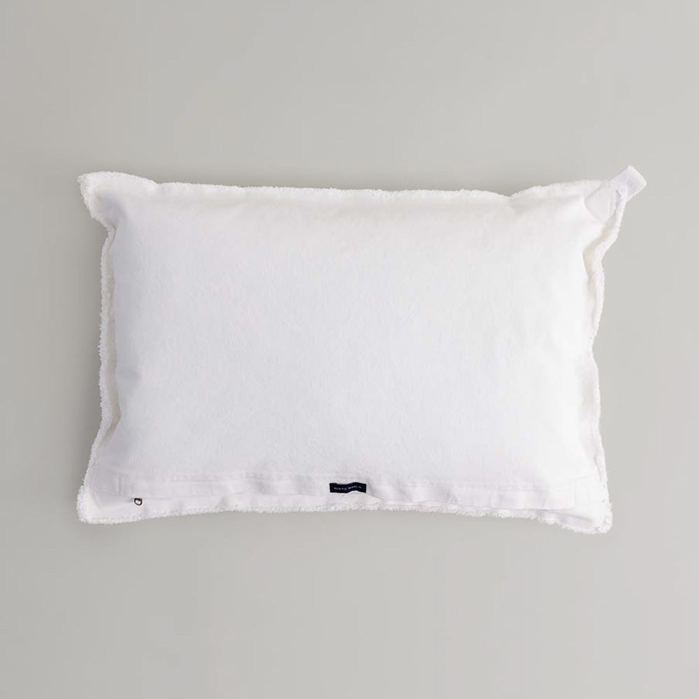 Your Word + Coordinates Stencil Lumbar Pillow