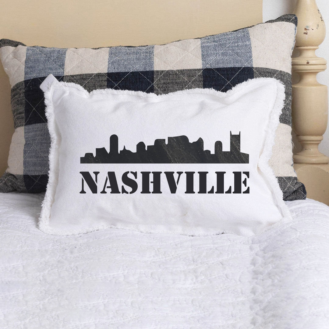 Your City Skyline Lumbar Pillow