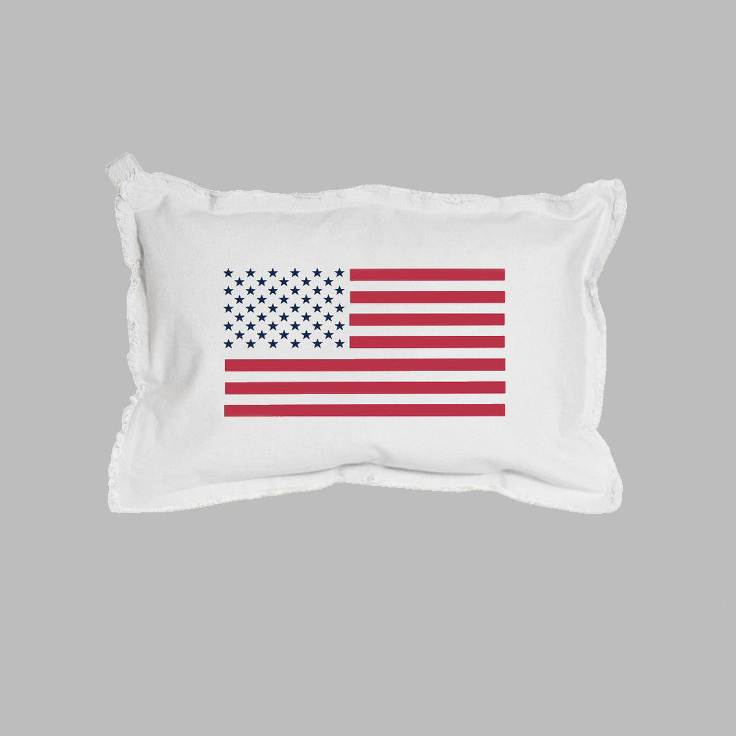 50 Stars Flag Lumbar Pillow