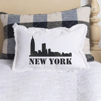 Your City Skyline Lumbar Pillow