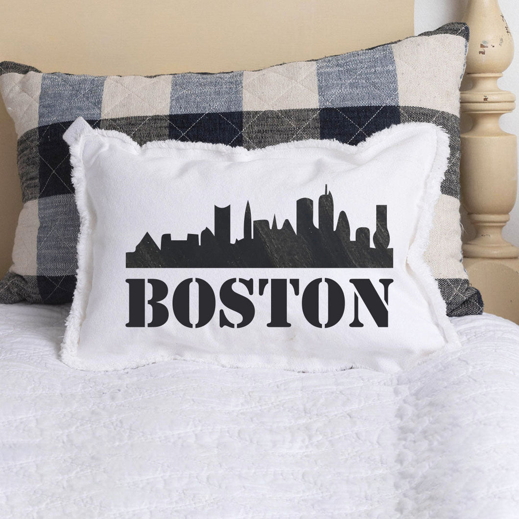 Your City Skyline Lumbar Pillow