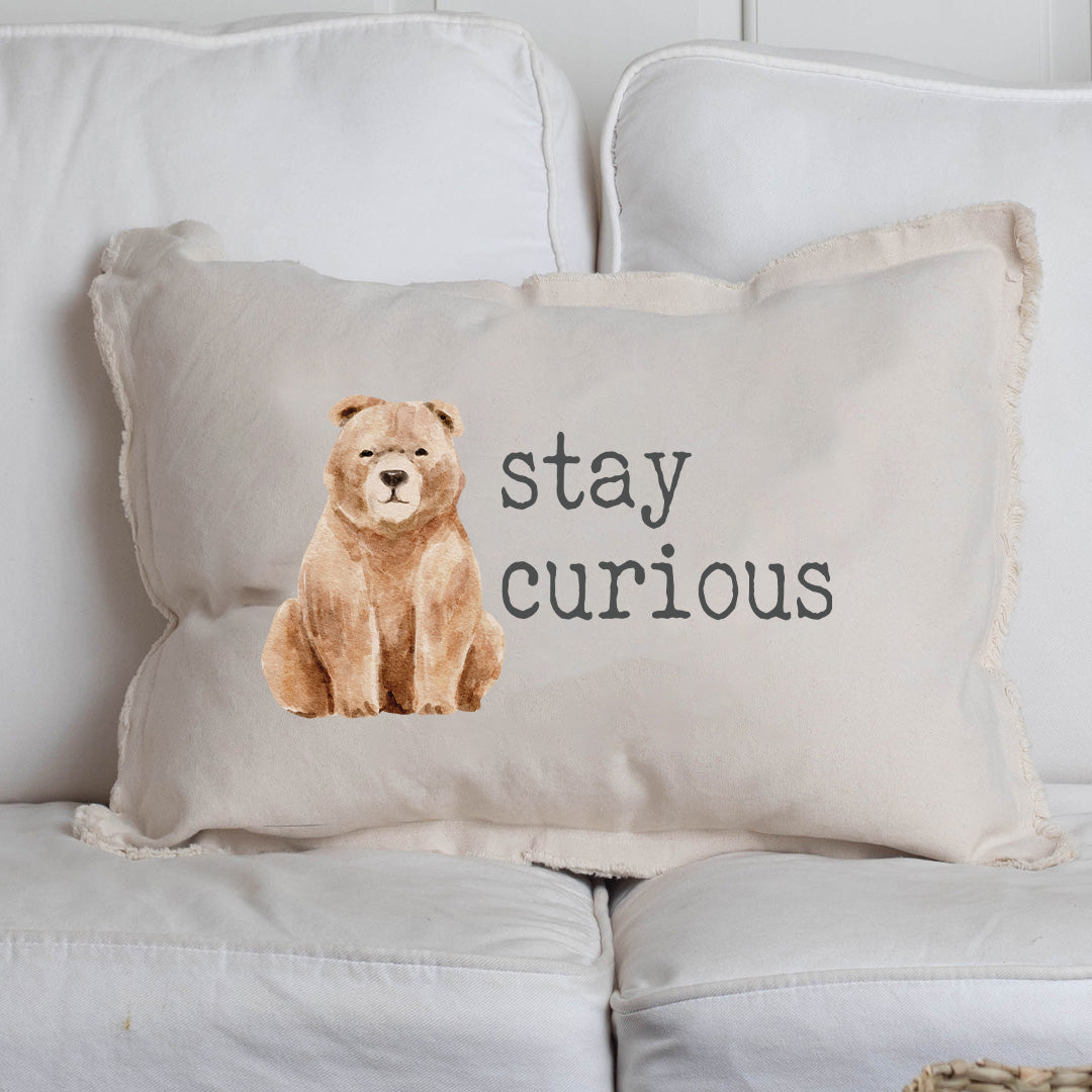 Stay Curious Lumbar Pillow