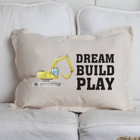 Dream Build Play Lumbar Pillow