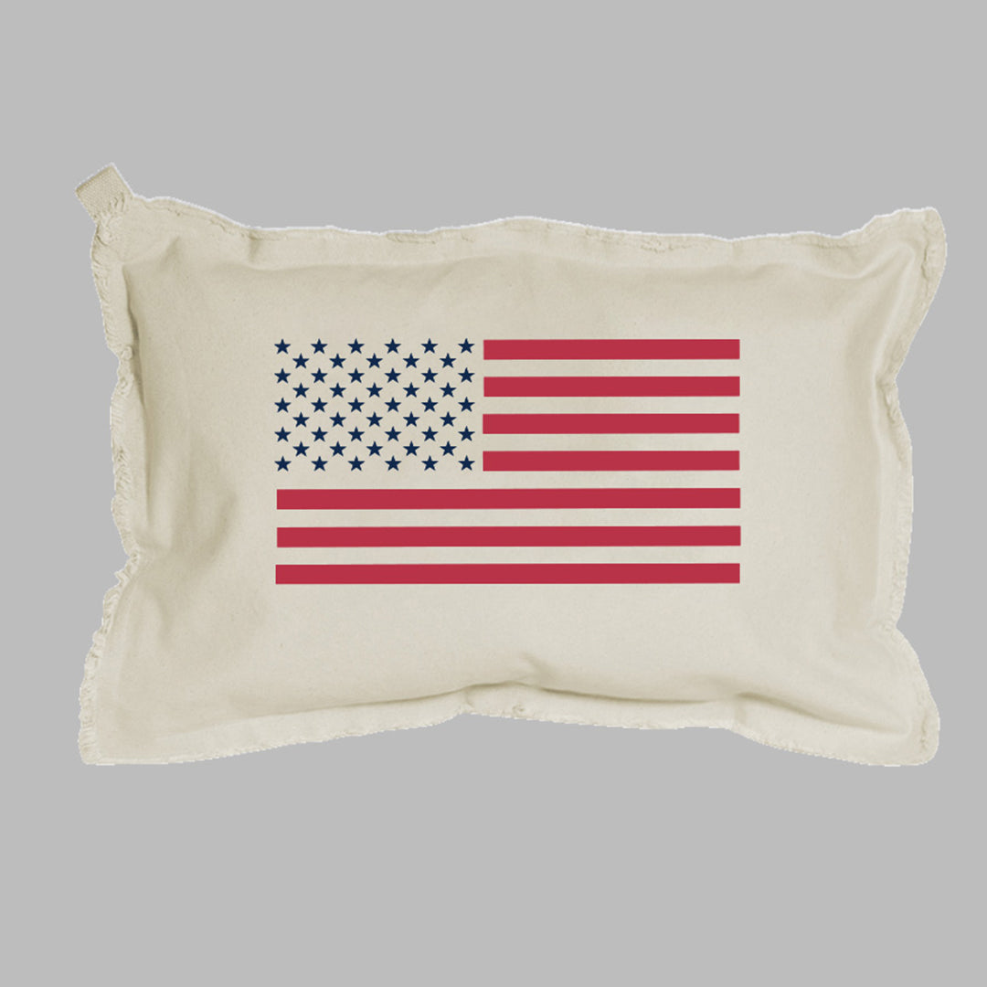 50 Stars Flag Lumbar Pillow