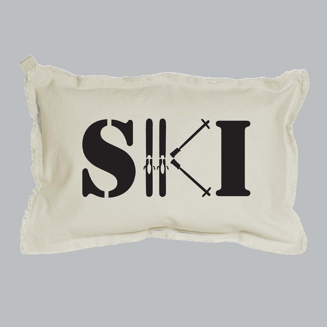 Ski  Lumbar Pillow