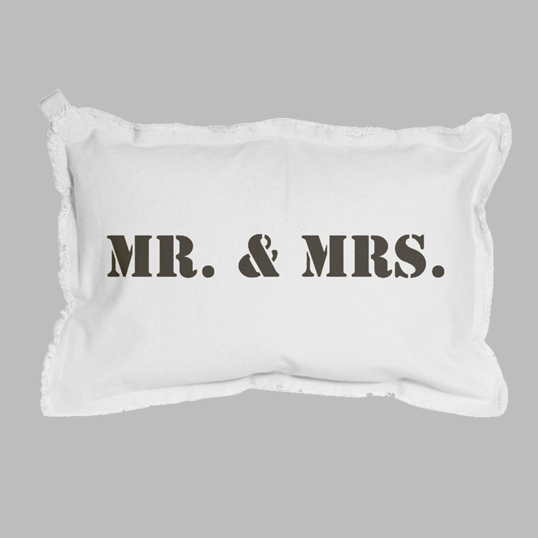 Mr. & Mrs. Lumbar Pillow