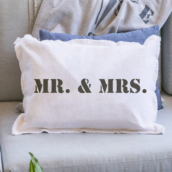 Mr. & Mrs. Lumbar Pillow