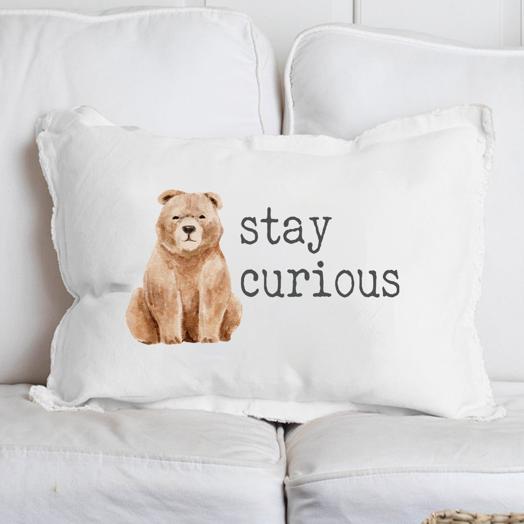 Stay Curious Lumbar Pillow