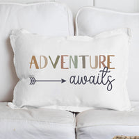 Adventure Awaits Lumbar Pillow