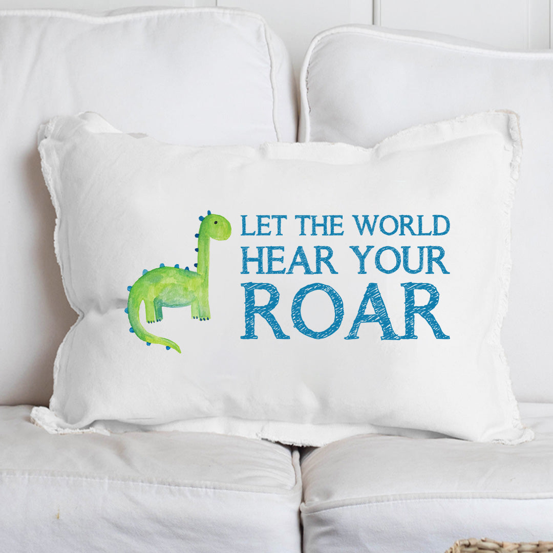 Hear Your Roar Lumbar Pillow