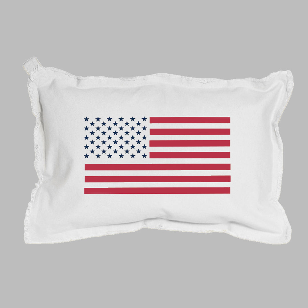 50 Stars Flag Lumbar Pillow