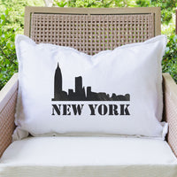 Your City Skyline Lumbar Pillow