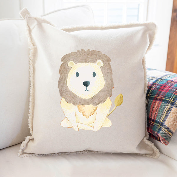 Lion Square Pillow