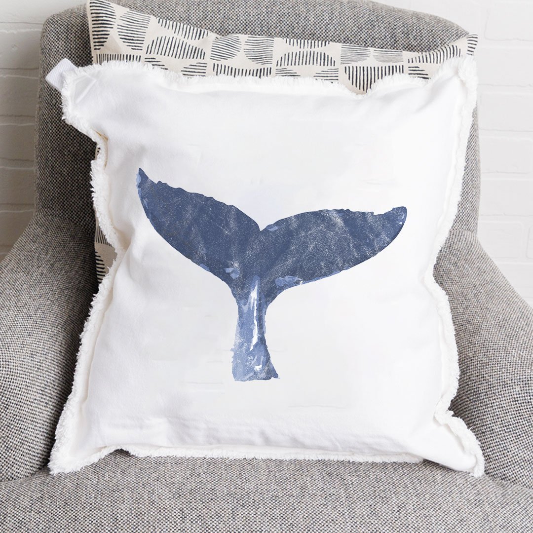 indigo-whale-tail-square-pillow