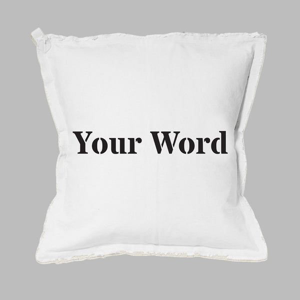 Your Word Times Square Pillow