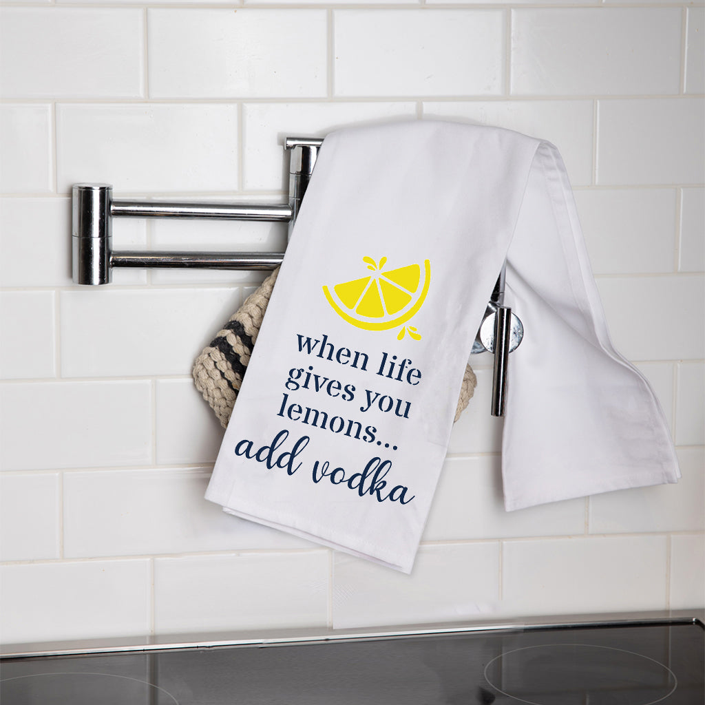 When Life Gives You Lemons Tea Towel