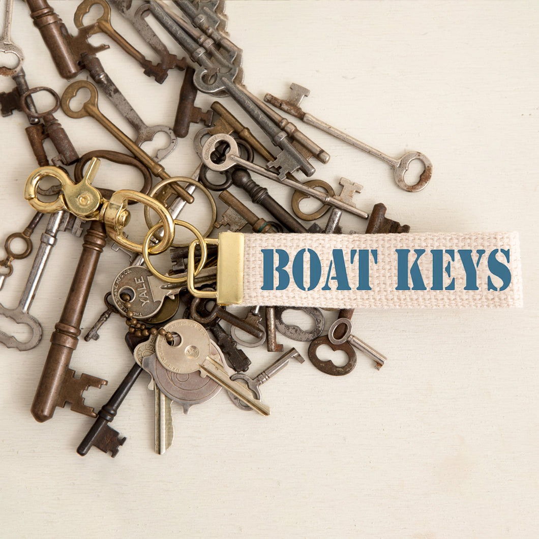 Pick Your Color Boat Keys Keychain
