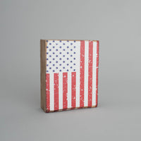 Flag Decorative Wooden Block