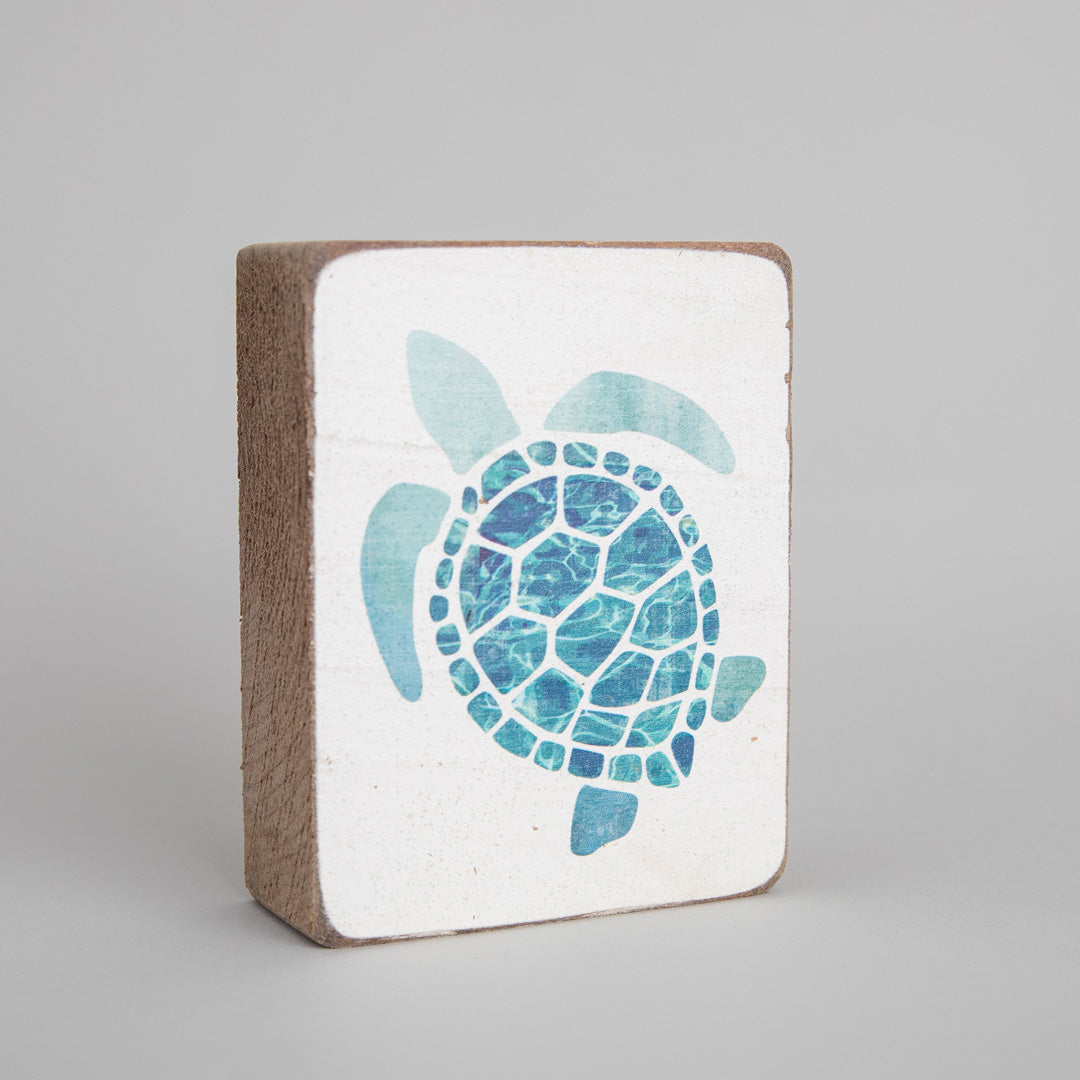 Turtle Decorative Wooden Block