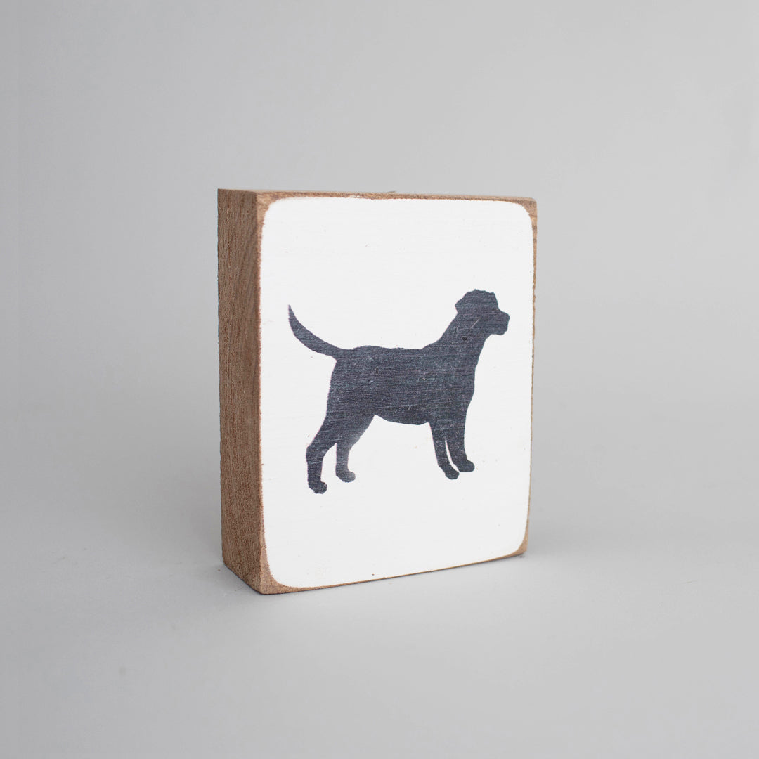 Dog Decorative Wooden Block