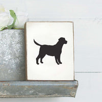 Dog Decorative Wooden Block