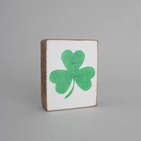 Shamrock Decorative Wooden Block