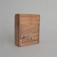 Personalized Established Decorative Wooden Block