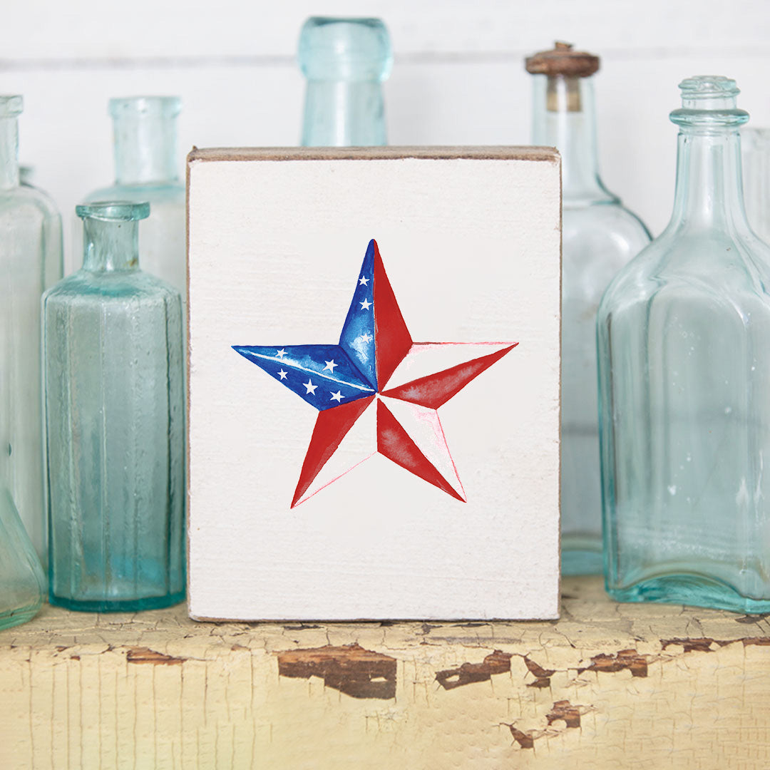 American Star Decorative Wooden Block