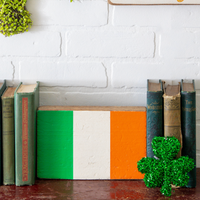 Flag of Ireland Decorative Wooden Block