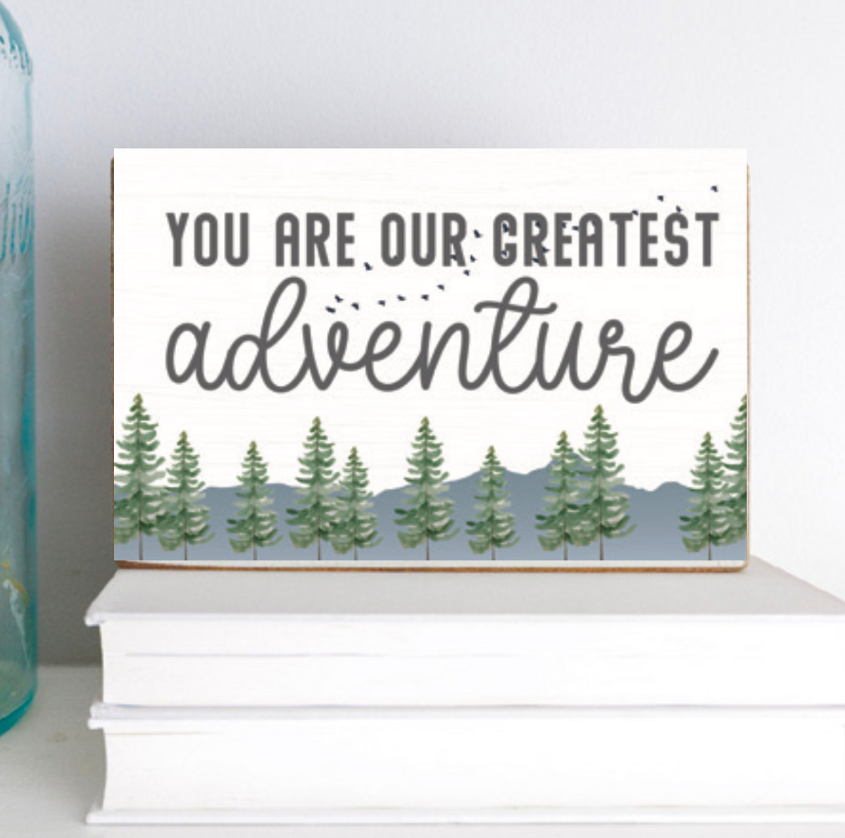 Greatest Adventure Decorative Wooden Block