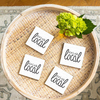 Drink Local Coaster Set