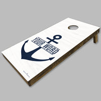 Personalized Anchor Cornhole Game Set