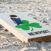 Personalized Shamrock Cornhole Game Set