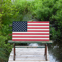 Starfish Wooden American Flag