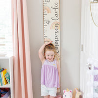 Personalized Rainbow Growth Chart